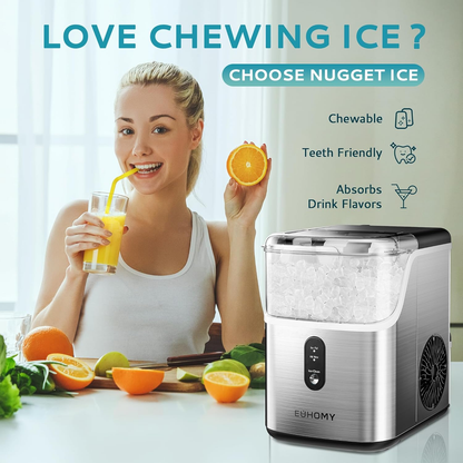Nugget Ice Makers Countertop(35lbs/24H)