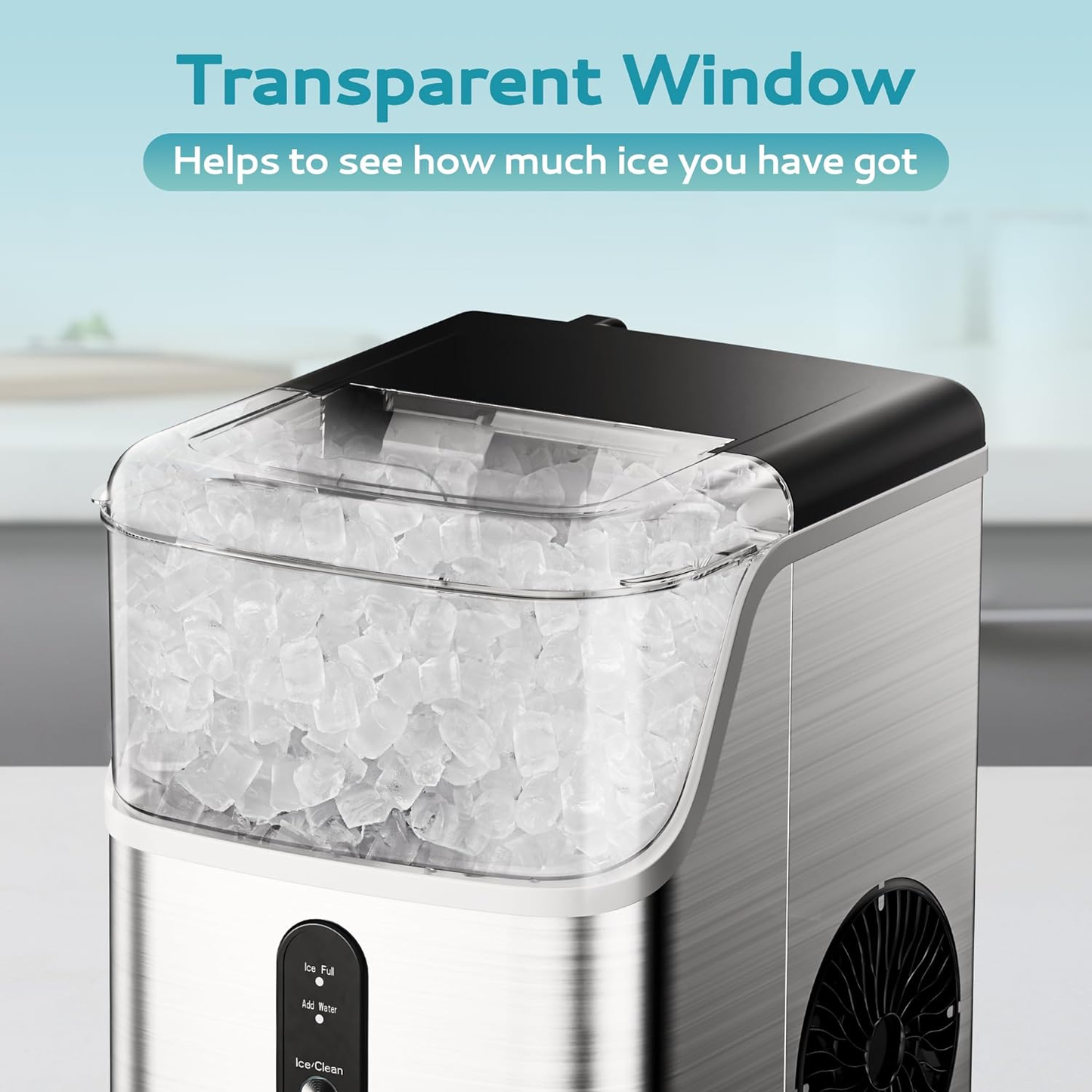 Nugget Ice Makers Countertop(35lbs/24H)